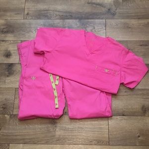Pink Med Couture Top/Bottom Set